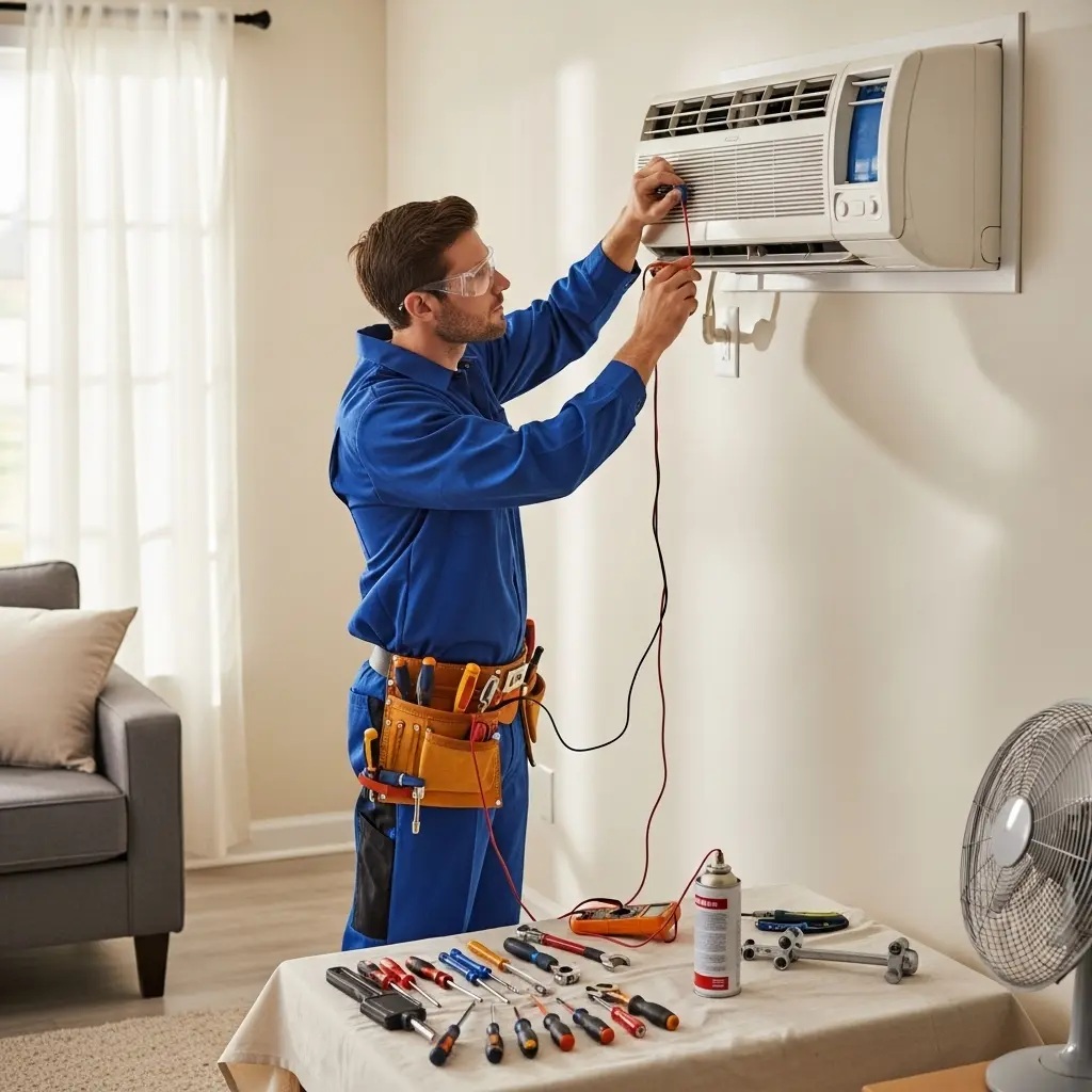 Alaşehir Daikin Daikin klima gaz dolumu ve bakım – Enerji verimliliği artırıldı. - Teknik servis örneği